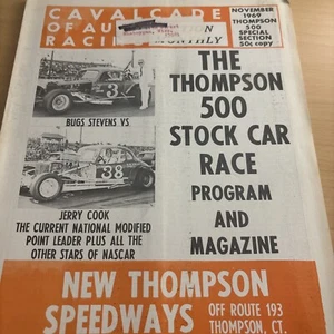 1969 CAVALCADE OF AUTO RACING ACTION MONTHLY November - Picture 1 of 3