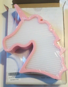 Pink 10" Unicorn Battery Night Light with Message Board New - Picture 1 of 4