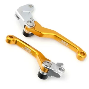 AS3 BRAKE CLUTCH FLEXI LEVERS for SUZUKI RM 85 2005-2020 RM 125 250 2004-2008 - Picture 1 of 6