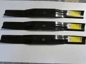 Set of 3 Heavy Duty Finish Mower Blades for Sitrex 150 finish mover 60" cut - Picture 1 of 1
