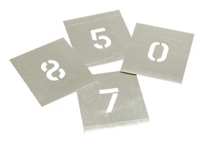 Stencils Set of Zinc Stencils - Figures 4in - Picture 1 of 1