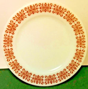 Pyrex Tableware by Corning Copper Filigree Plate 9 1/4" Wide # 712 - Picture 1 of 5
