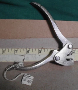 ANTIQUE LEAD SEAL PRESS TOOL AMERICAN CASTING AND MFG CO. NY, M.N.R.A. 2-3 NICE - Picture 1 of 11