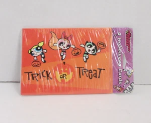 VINTAGE 2001 Cartoon Network Powerpuff Girls Trick or Treat Halloween Cards NIP - Picture 1 of 2