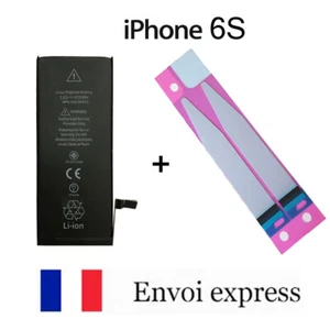Batterie interne IPHONE 6S neuve + adhésif autocollant - 1715 mAh NEW battery - Photo 1 sur 1