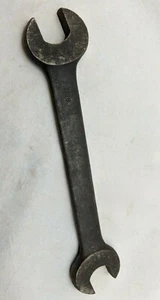 Antigua herramienta de mano llave 1136 vintage extremo abierto 9/16 5/8 USS 11" de largo - Imagen 1 de 3