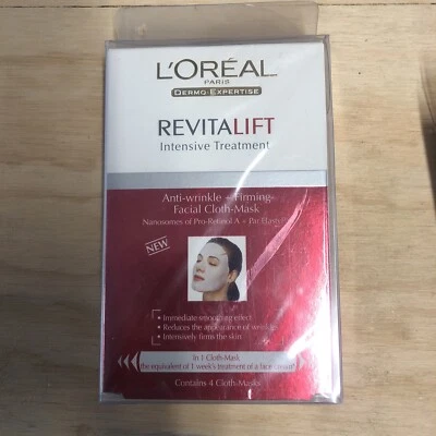 L`Oreal Revitalift Dermo Expertise Intensive Treatment Anti Wr Facial Cloth Mask - Image 1 of 4