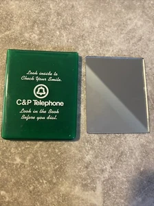 C&P (Chesapeake & Potomac) Telephone Pocket Mirror - Picture 1 of 3