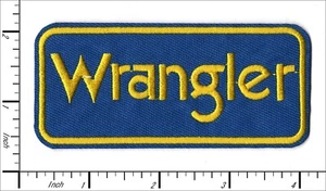 24 Pcs Embroidered Iron on patches Wrangler  Rodeo Cowboy 99x45mm AP025wG - Picture 1 of 2
