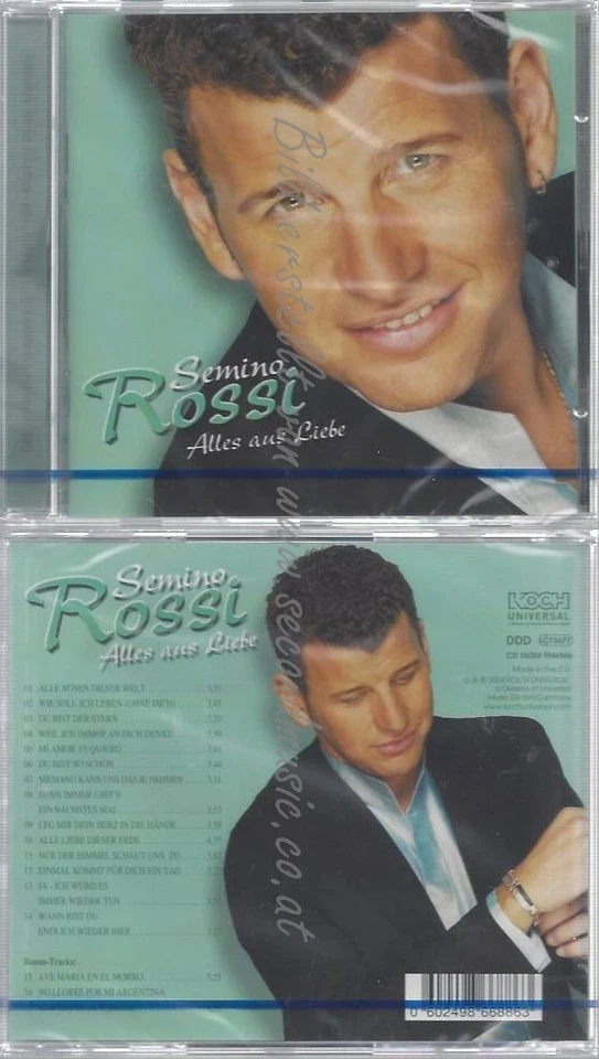 CD-NM-SEALED-SEMINO ROSSI -2004- -- ALLES AUS LIEBE -SPECIAL EDITION- - Bild 1 von 1