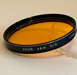 HOYA 58mm O (G) Orange (G) Filter HOYA BOX Made in Japan Pre-Owned - Picture 1 of 5