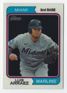 2023 Topps Heritage High Number #615 Luis Arraez Cromo #'d 373/999 - Imagen 1 de 2