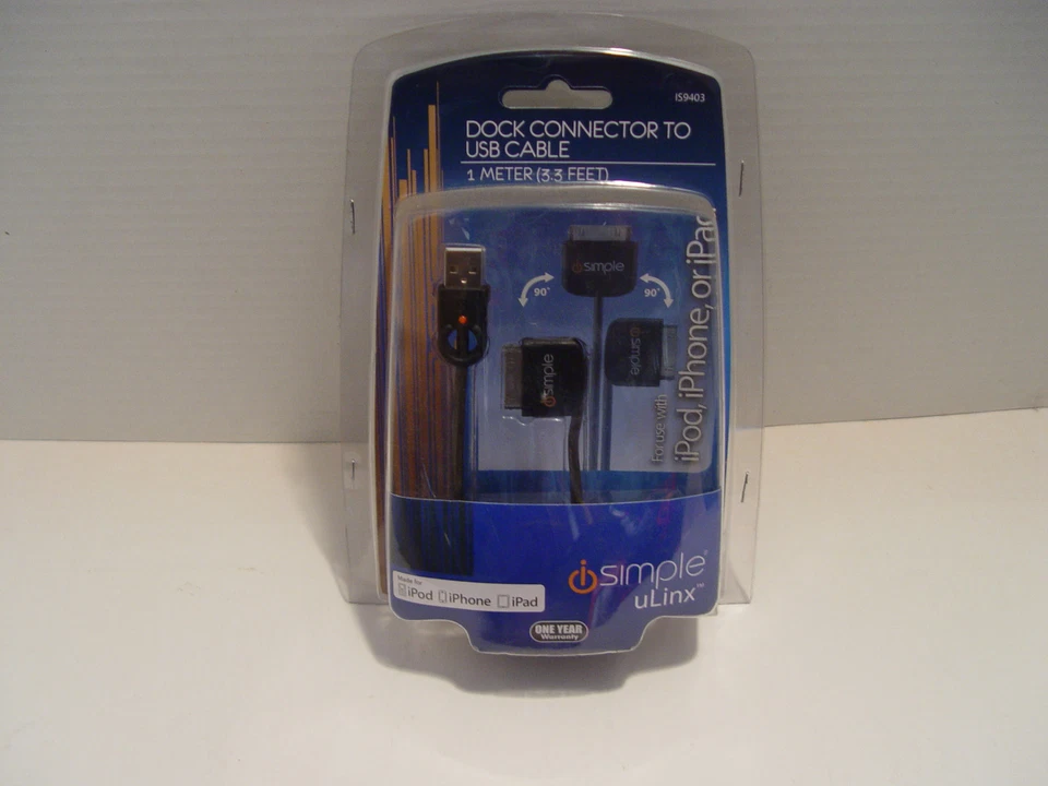 New iSimple uLinx 40-Inch High Speed USB to Docking Connector Ipod Iphone IS9403 - Image 1 of 2