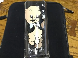 VINTAGE “1973“ WARNER BROS - PEPSI COLLECTOR SERIES “ PORKY PIG “ FEDERAL GLASS - Picture 1 of 4