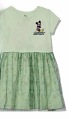Mickey Mouse Girls Disney Tutu Dress Short Sleeve Multicolored Size Large (10-12 - Image 1 of 4