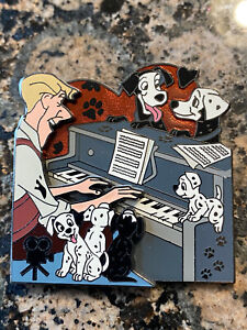 DLR - Walt's Classic Collection-101 Dalmatians-Roger Playing Piano-AP-Pin 73765