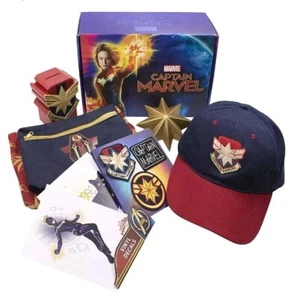 Captain Marvel Collectors Box Target Exclusive Hat Fannny Pack Culturefly SEALED - Picture 1 of 16