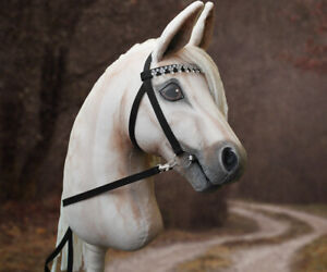 Hobby Horse "Golden Star" / Steckenpferd - Unikat, Palominio mit Trense & Zügeln