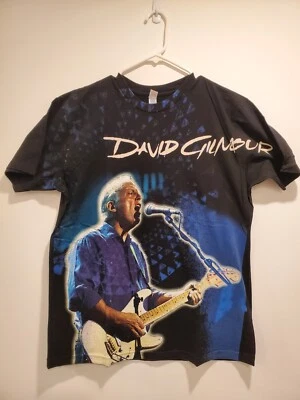 Vintage David Gilmour Tee Shirt Large 2006 On An Island Tour Pink Floyd READ - Image 1 of 4