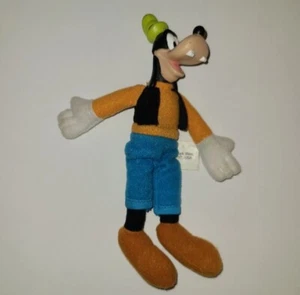 Mattel Disney Plush  "GOOFY"  6 " Plush Plastic Face Arco Toys Green Hat RARE  - Picture 1 of 3