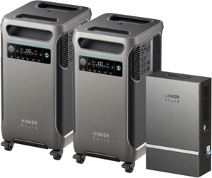 Anker SOLIX F3800 Smart Home Power Kit 120V/240V 7680Wh Power Station Generator - Picture 1 of 5