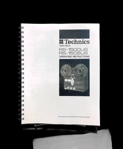 Technics Tape Deck RS-1500US RS-1506US Instructions & Service Manual Vol 1 2 - Picture 1 of 5