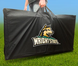 WRIGHT STATE RAIDERS Licensed CORNHOLE Board CARRYING CASE Storage Carry Bag - Picture 1 of 1