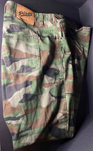 Y2K Plugg Cargo Pants Mens 40 Loose Baggy Wide Leg Grunge Distress Army Camo