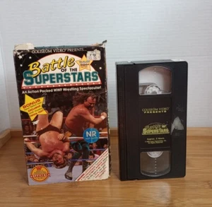WWF Battle Of The Superstars VHS Coliseum Video 1990 Jake The Snake Hulk Hogan - Picture 1 of 11