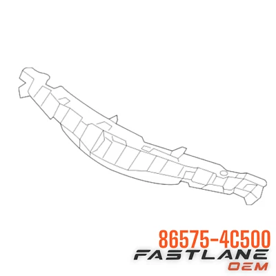 KIA OPTIMA 2014-2015 PARTE SUPERIOR DELANTERA REFORZADA NUEVO FABRICANTE DE EQUIPOS ORIGINALES 86575-4C500 Foto 1 de 4