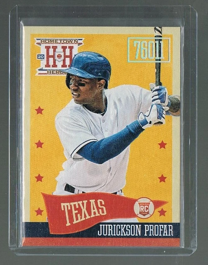 2013 panini Hometown Heroes JURICKSON PROFAR #262 sp Rangers RC Zip Code Rare - Image 1 of 1