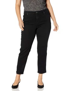 Gloria Vanderbilt Womens Amanda Slim High Rise Jean Whitton Size 10 NWT - Picture 1 of 2