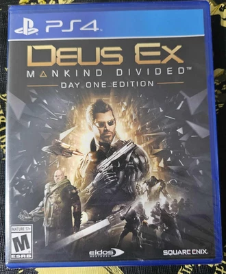 Deus Ex: Mankind Divided-Day One Edition(Sony Playstation 4, 2016) PS4 BRAND New - Image 1 of 3