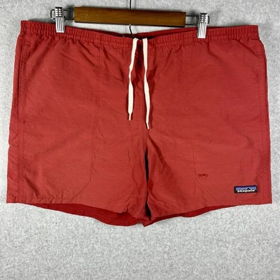 Patagonia Shorts XL Hombres Rojo 15" Longitud Bolsos Ropa al Aire Libre Senderismo Activo (LEER) Foto 1 de 4