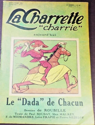 La Charrette Charrie-The Cart-15, March 1923, No.17 French Satirical Magazine. - Image 1 of 4