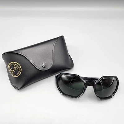 Ray-Ban RB4337 Unisex Sunglasses Black 6197 / 4L  Shades 59-21-125 Italy w/ CASE - Image 1 of 4