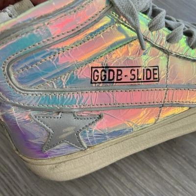 Iridescent Golden Goose Slide SneakersSize 38 (Women’s 8) - Image 1 of 4