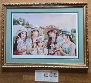 CELEBRATION by Pati Bannister Signed 538/662 Framed Lithograph Print w/ COA - Picture 1 of 6