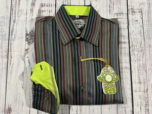 NEW Men’s Luciano Visconti Shirt Sz M Button Down - Picture 1 of 7