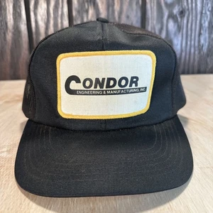 Vintage Condor Engineering Manufacturing Trucker Hat Snapback Cap Patch 80s - Picture 1 of 12