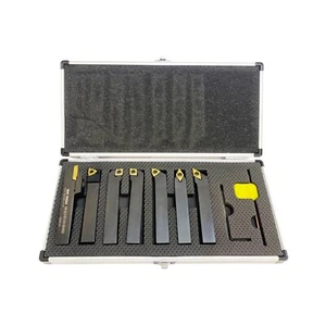 7PC TURNING GROOVING THREADING TOOLS 16MM SHANK DCMT CCMT RDGTOOLS - Picture 1 of 1
