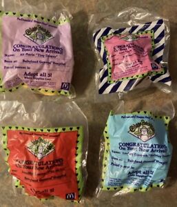 1992 McDonalds HM Toys Cabbage Patch Kids Set of 4 NIP Includes Under 3 Toy