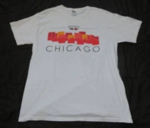 CHICAGO Trolley Doppeldecker Bus Tourist SHIRT Erwachsene Gr. L Skyline Windy City - Bild 1 von 3