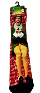 Elf Will Ferrel TALL SOCKS One Size Fits Most - Picture 1 of 4