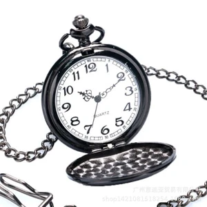 Quartz Anniversary Chain Customized Pocket Watch TO MY Son I LOVE YOU Gifts - Picture 1 of 12