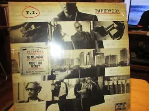 T.I. "Paperwork" 2014 Grand Hustle Deluxe Edit. 2xLP Orig. Shrink Hype Sticker - Imagen 1 de 2