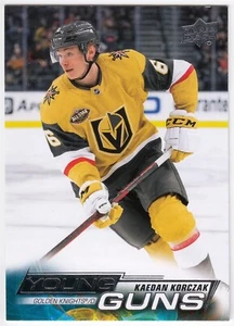 2022-23 UD Series 1 Young Guns KAEDAN KORCZAK #218 Vegas Golden Knights YG SP RC - Picture 1 of 1