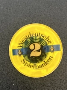 Westdeutsche Spielbanken Germany Casino Chip Jeton Token Rare - Picture 1 of 4