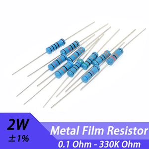 2W Metal Film Resistor Tolerance ±1% Full Range of Values(0.1 Ohmto 330K Ohm) - Picture 1 of 6