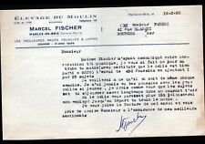 MARLES-en-BRIE (77) ELEVAGE du MOULIN / VOLAILLES POUSSINS "Marcel FISCHER" 1950